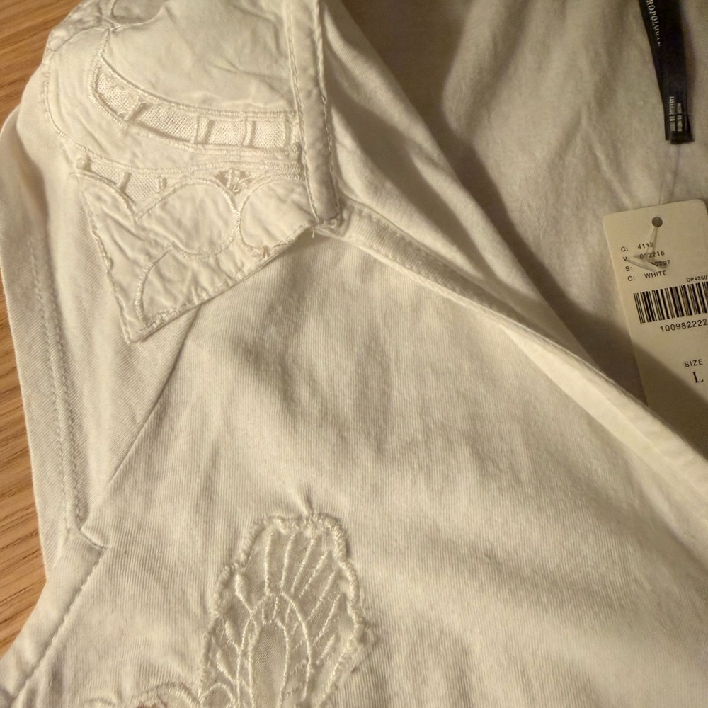 Anthropologie Lace Bay Doll Blouse New - Picture 6 of 7